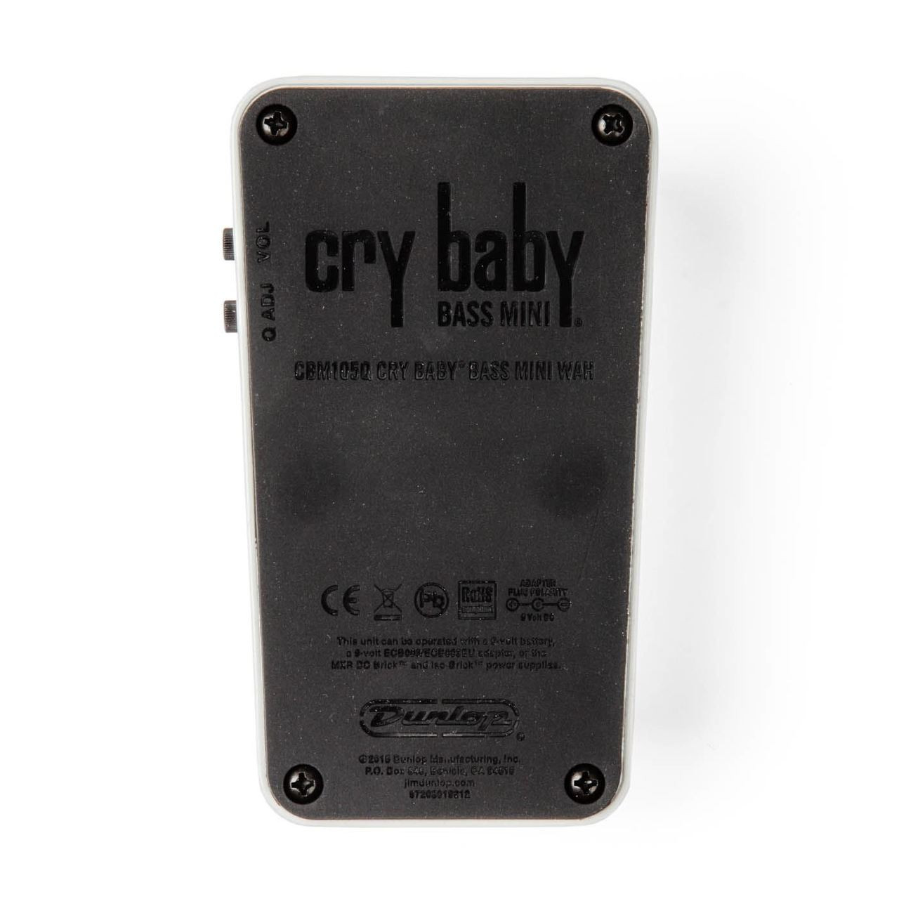 Dunlop CBM105Q Cry Baby Bass Mini Wah pedal