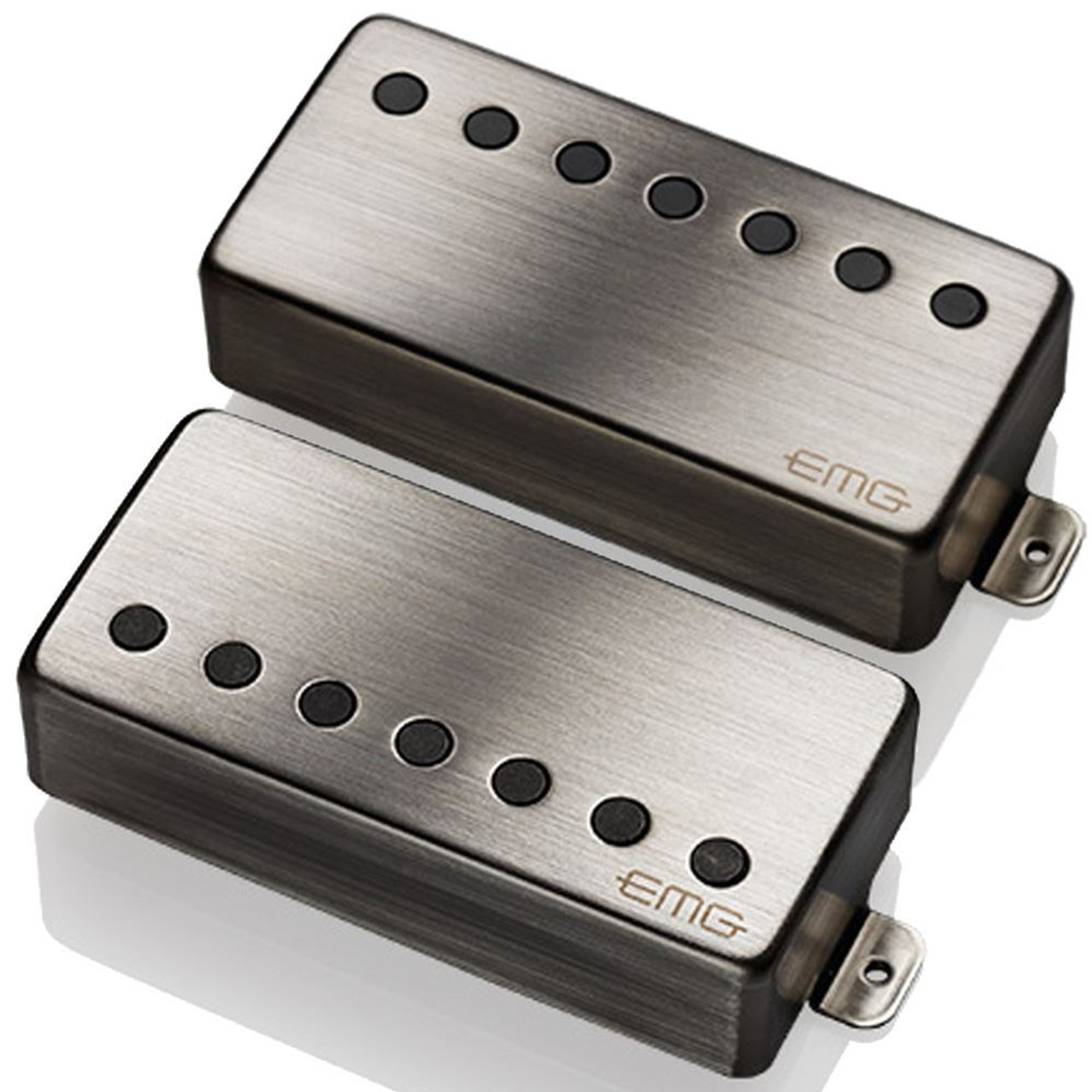 EMG 57-7H/66-7H Alnico V Active 7 String Humbucker set brushed 