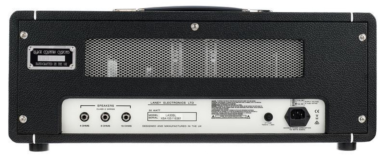 Laney Black Country Customs 30W Tube Guitar Amp Head