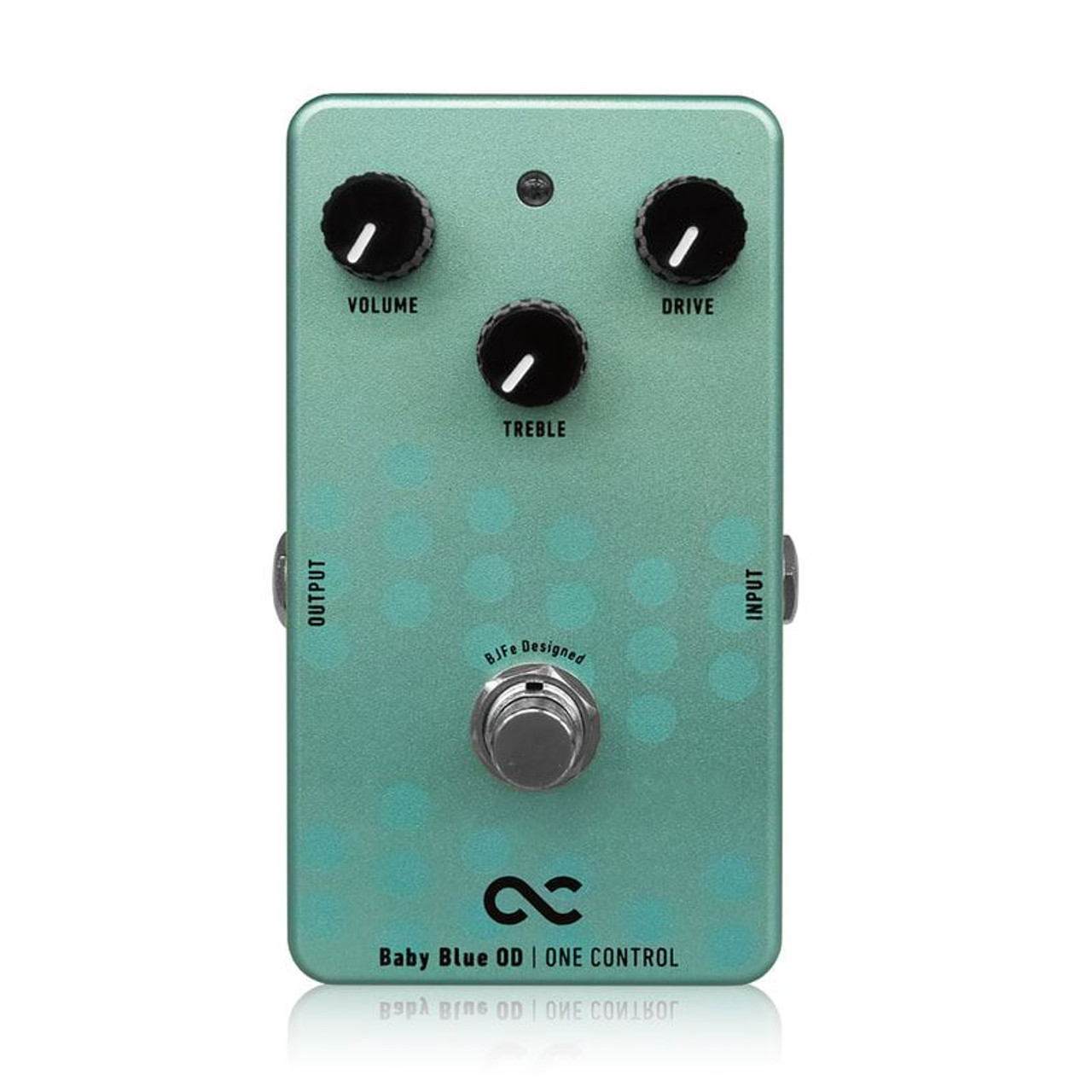 One Control BJF Baby Blue Overdrive pedal