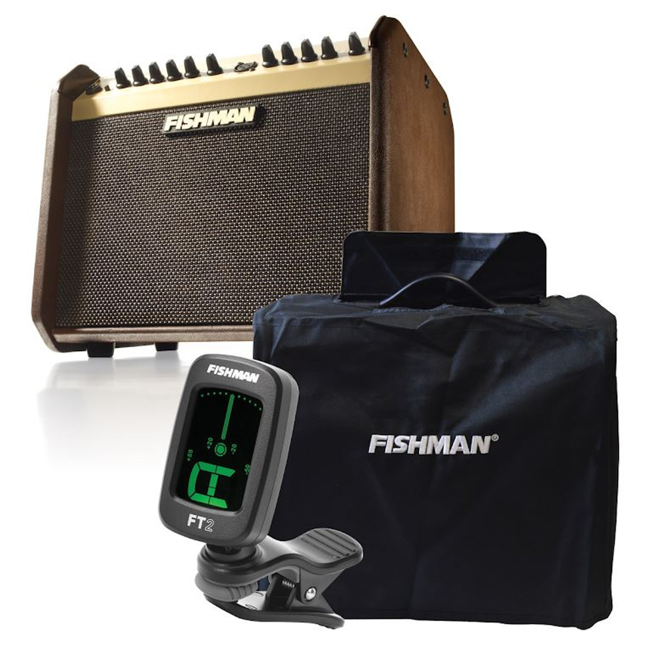 Fishman Loudbox Mini 60w Acoustic Guitar Amplifier w/ free slip cover & FT-2 Tuner