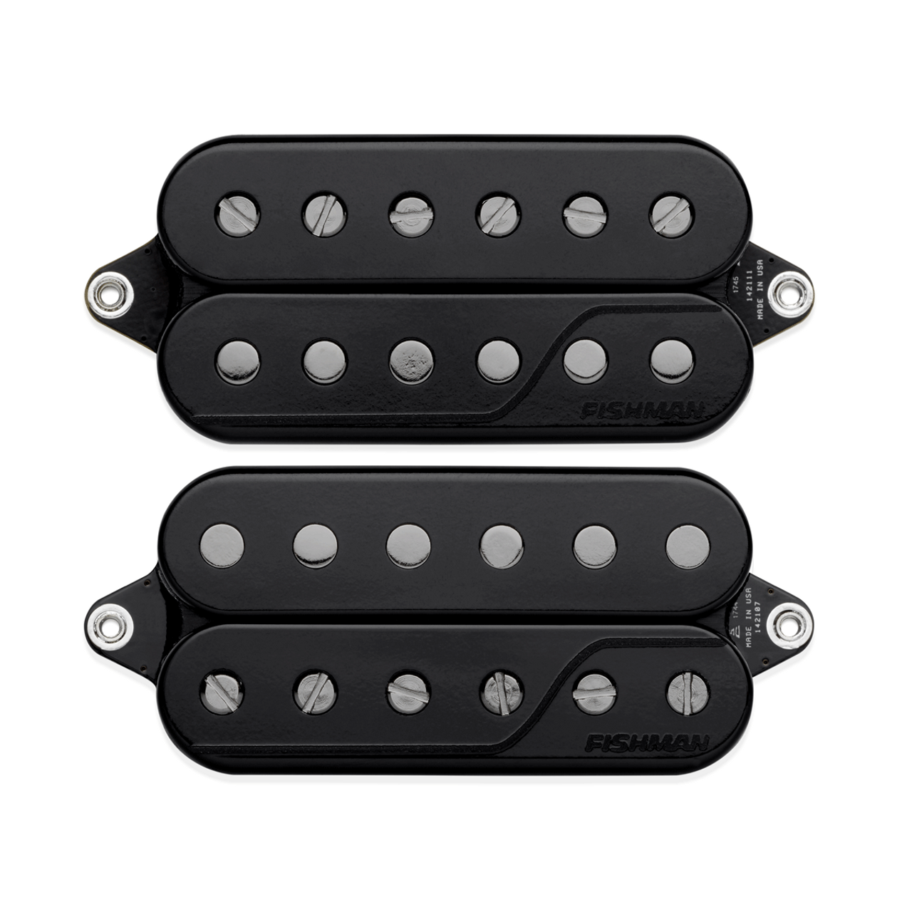 Fishman Fluence Javier Reyes 6 String Humbucker set -  black