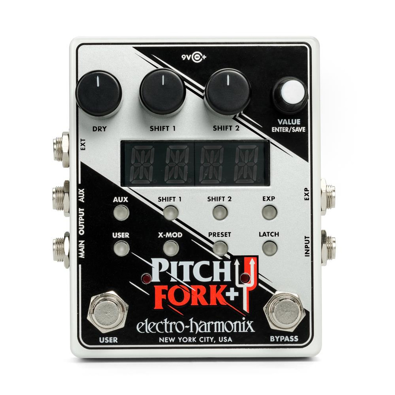 Electro-Harmonix Pitch Fork + Dual Voice Polyphonic Pitch Shifter pedal