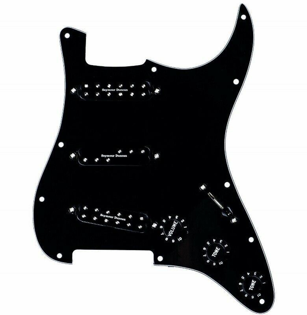 Seymour Duncan Everything Axe Pre-wired pickguard / pickup set for Strat - black