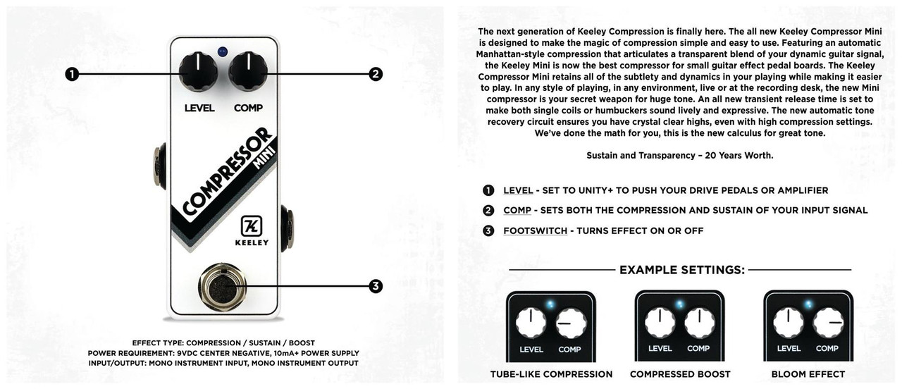 Keeley Compressor 初期　シリアル手書き3桁 Keeley Compressor 初期 シリアル手書き3桁 - メルカリ