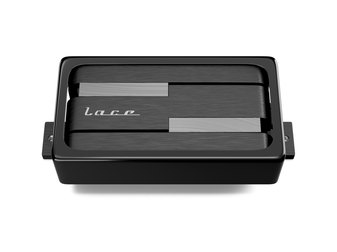 Lace Alumitone Humbucker w/ trim ring - black anodized