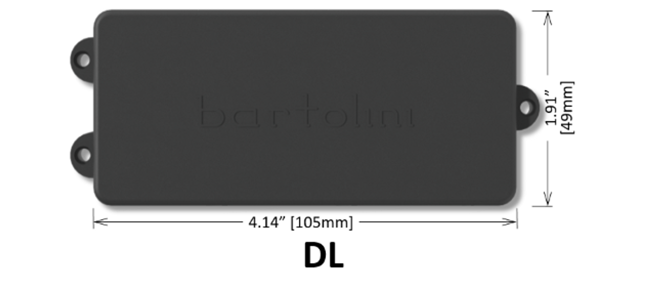 Bartolini DL5CBC 5-String Music Man DL Shape Classic Bass pickup