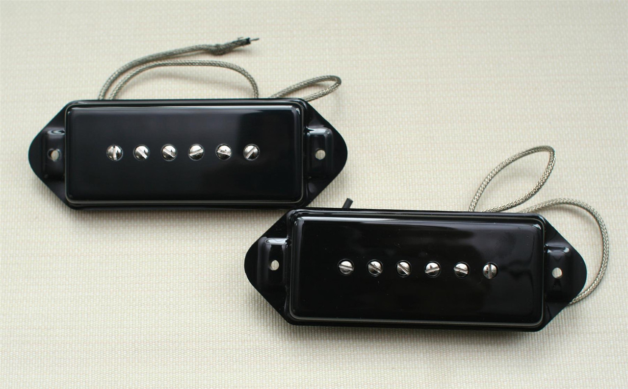 Seymour Duncan Antiquity Retrospec'd Dog Ear P-90 Pickup set - black