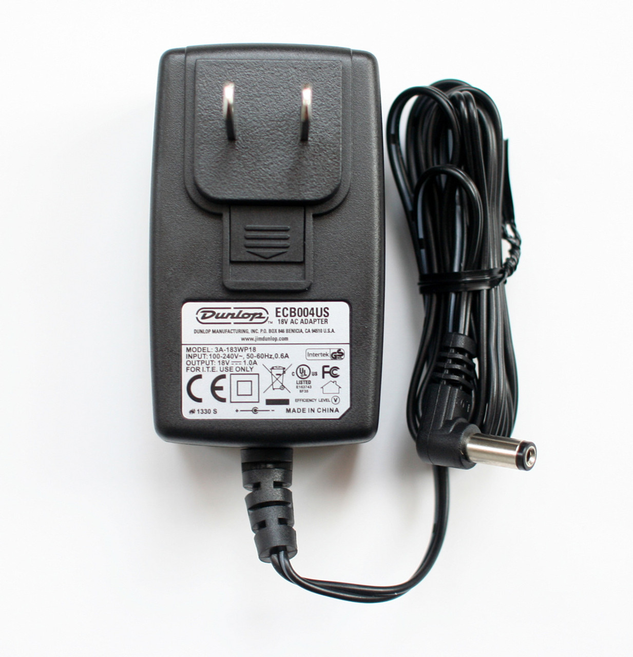 Dunlop ECB004 18v AC Adapter