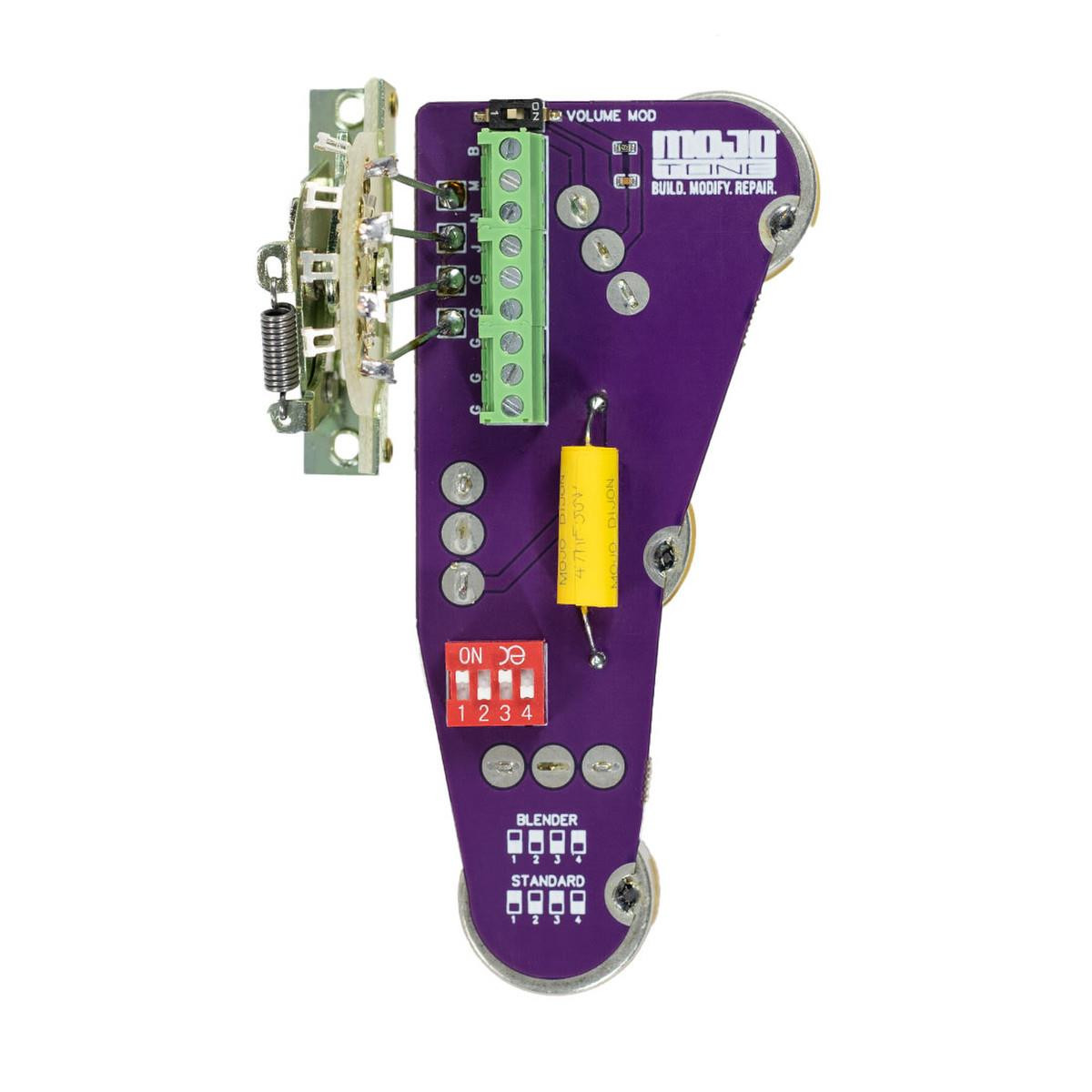 Mojotone Solderless Convertible Strat Wiring Harness - 250k pot