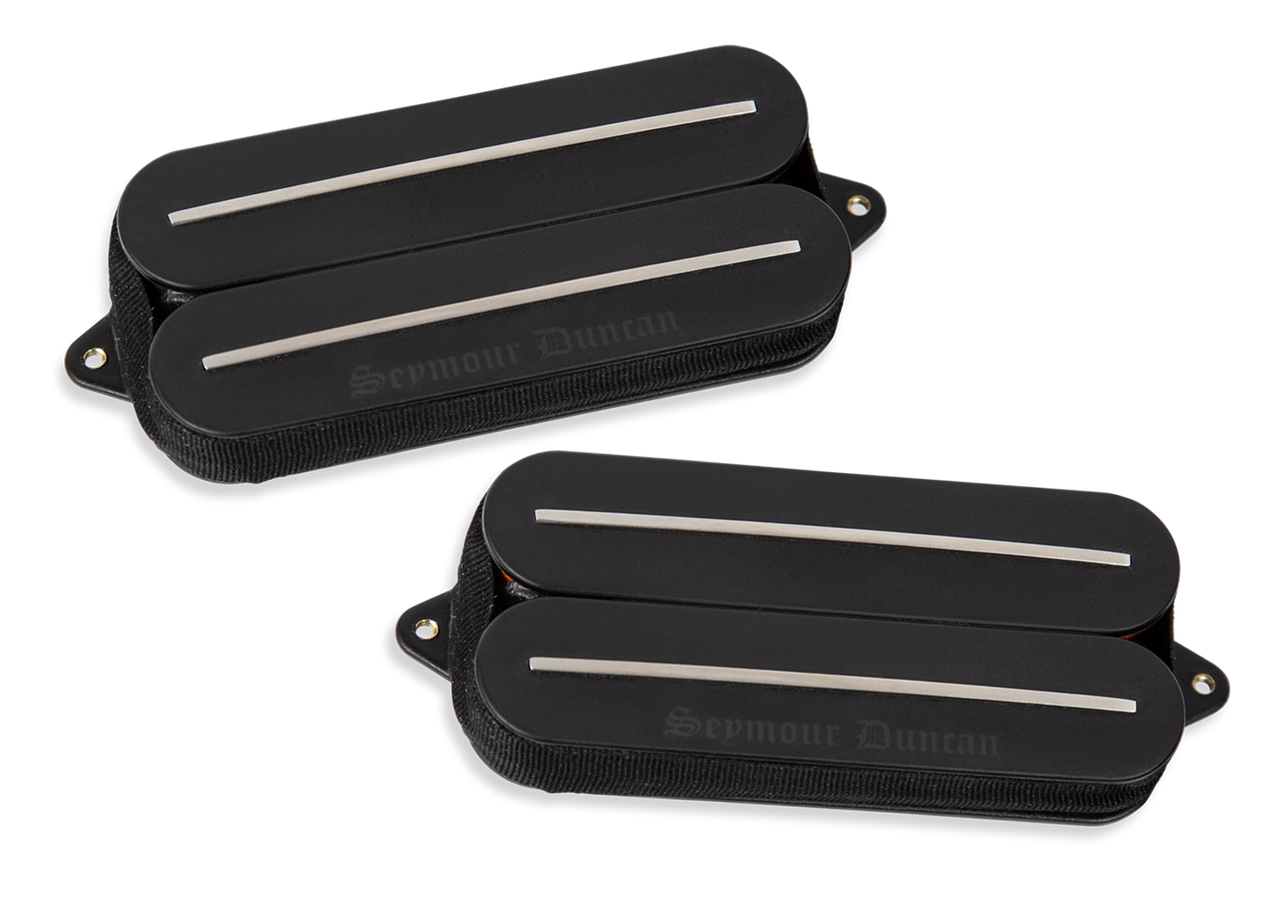 Seymour Duncan Black Winter Rails 7-String Humbucker set - black