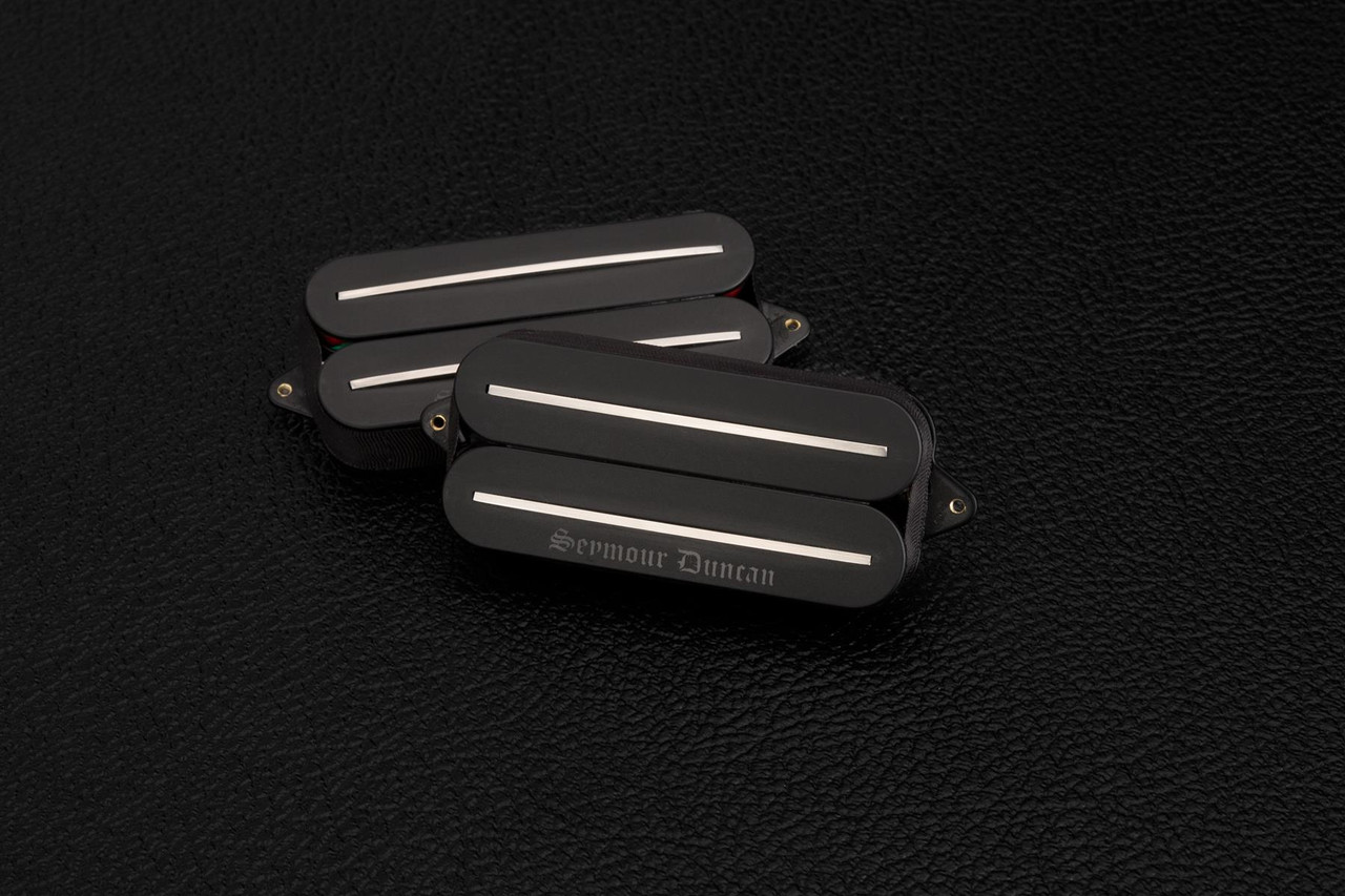 Seymour Duncan Black Winter Rails 7-String Humbucker set - black