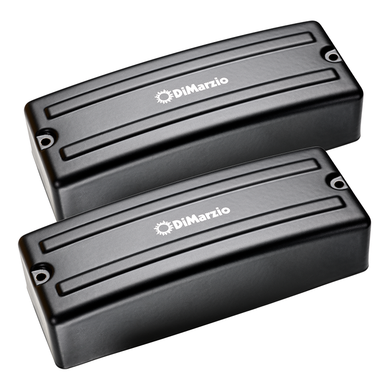 DiMarzio Colossal 5-String Soapbar Bass pickup set - black metal cover
