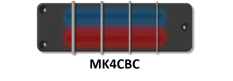 Bartolini MK4CBC-B 4-String Classic Bass MK1 Soapbar Neck pickup