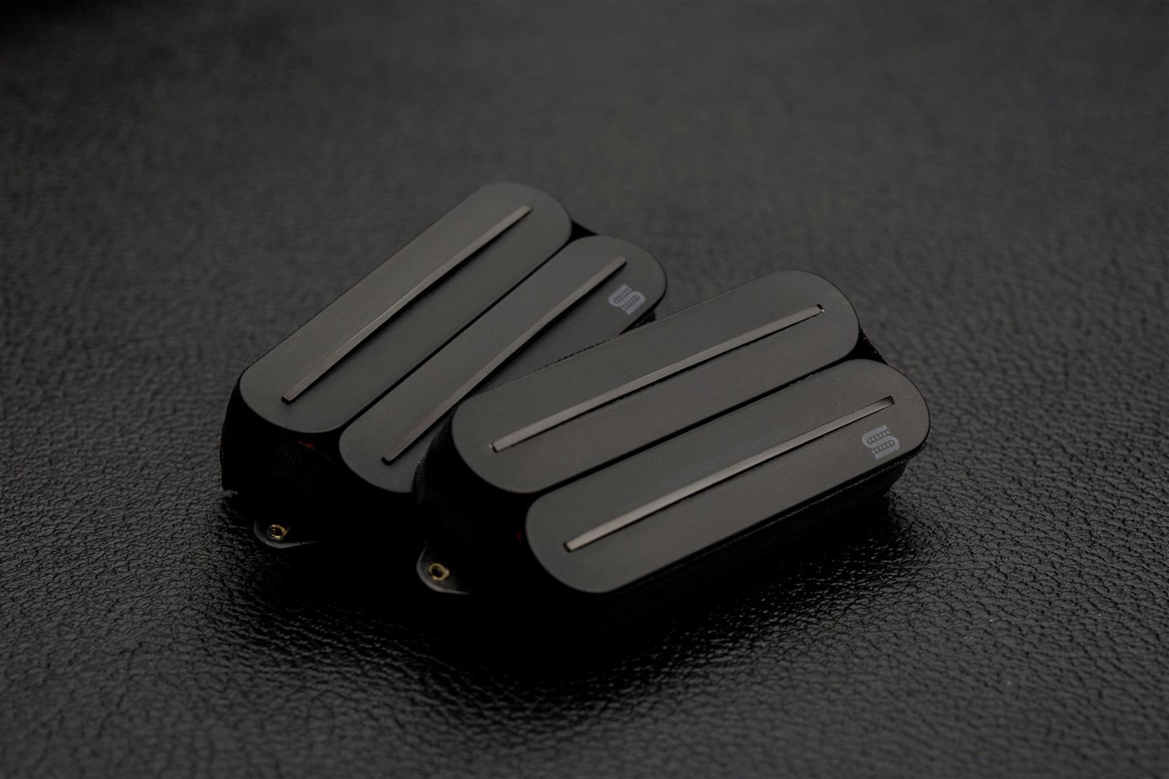 Seymour Duncan Wes Hauch's Jupiter 7 String humbucker set - black rails