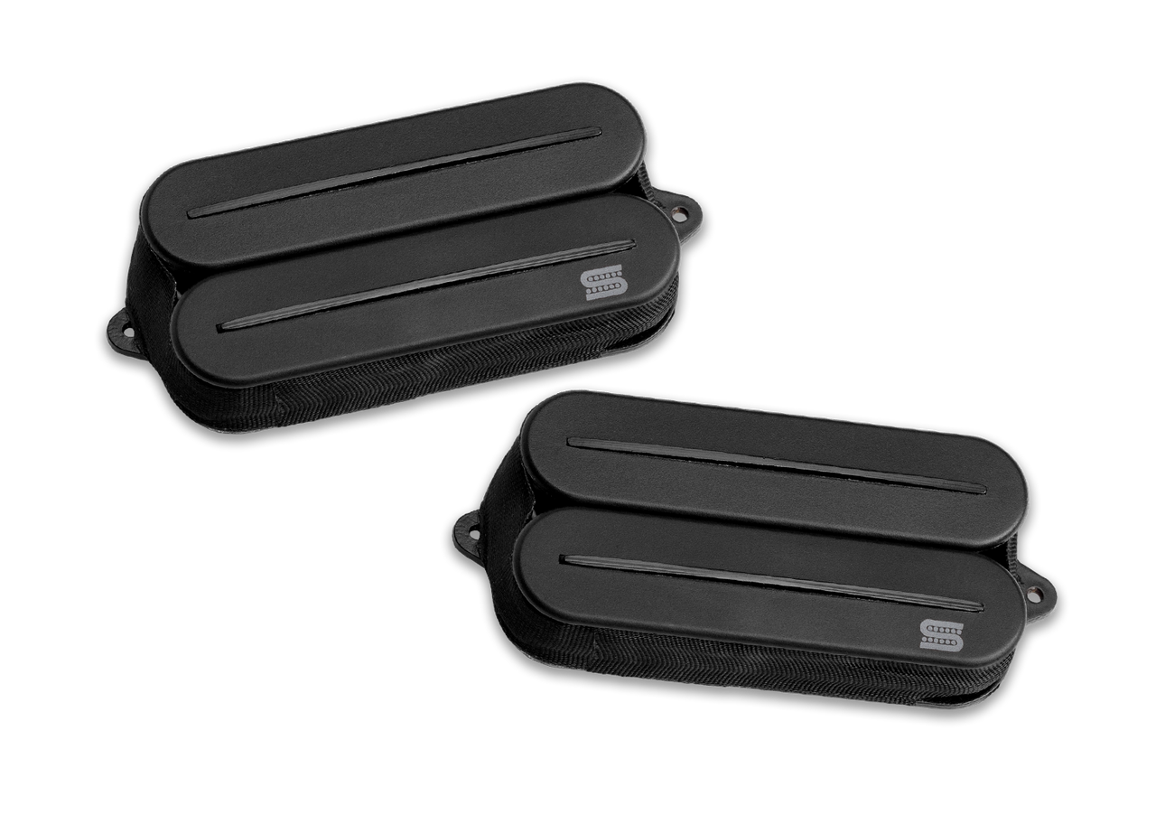 Seymour Duncan Wes Hauch's Jupiter humbucker set - black rails