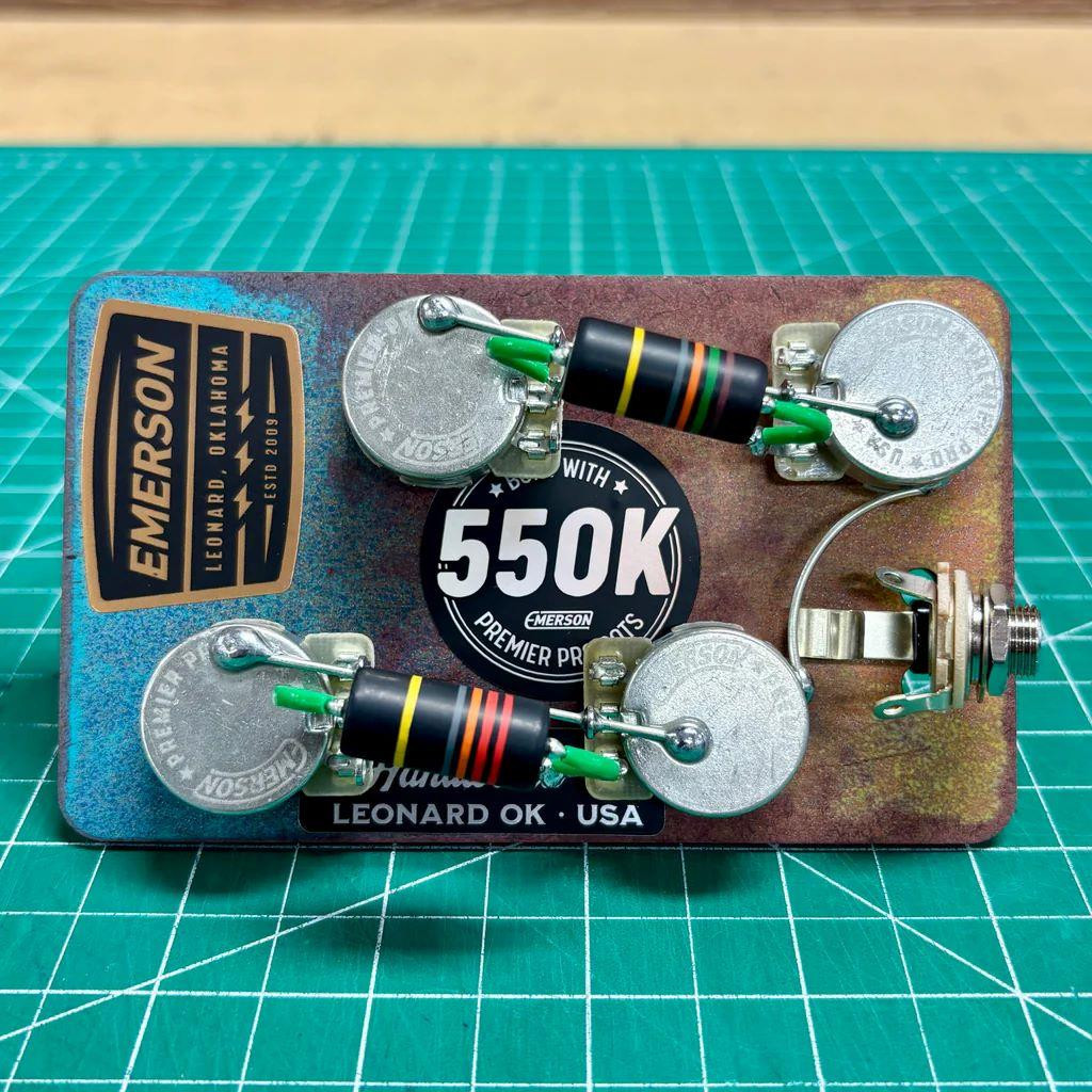 Emerson Custom Les Paul Premier Pro Prewired Kit - 550k short
