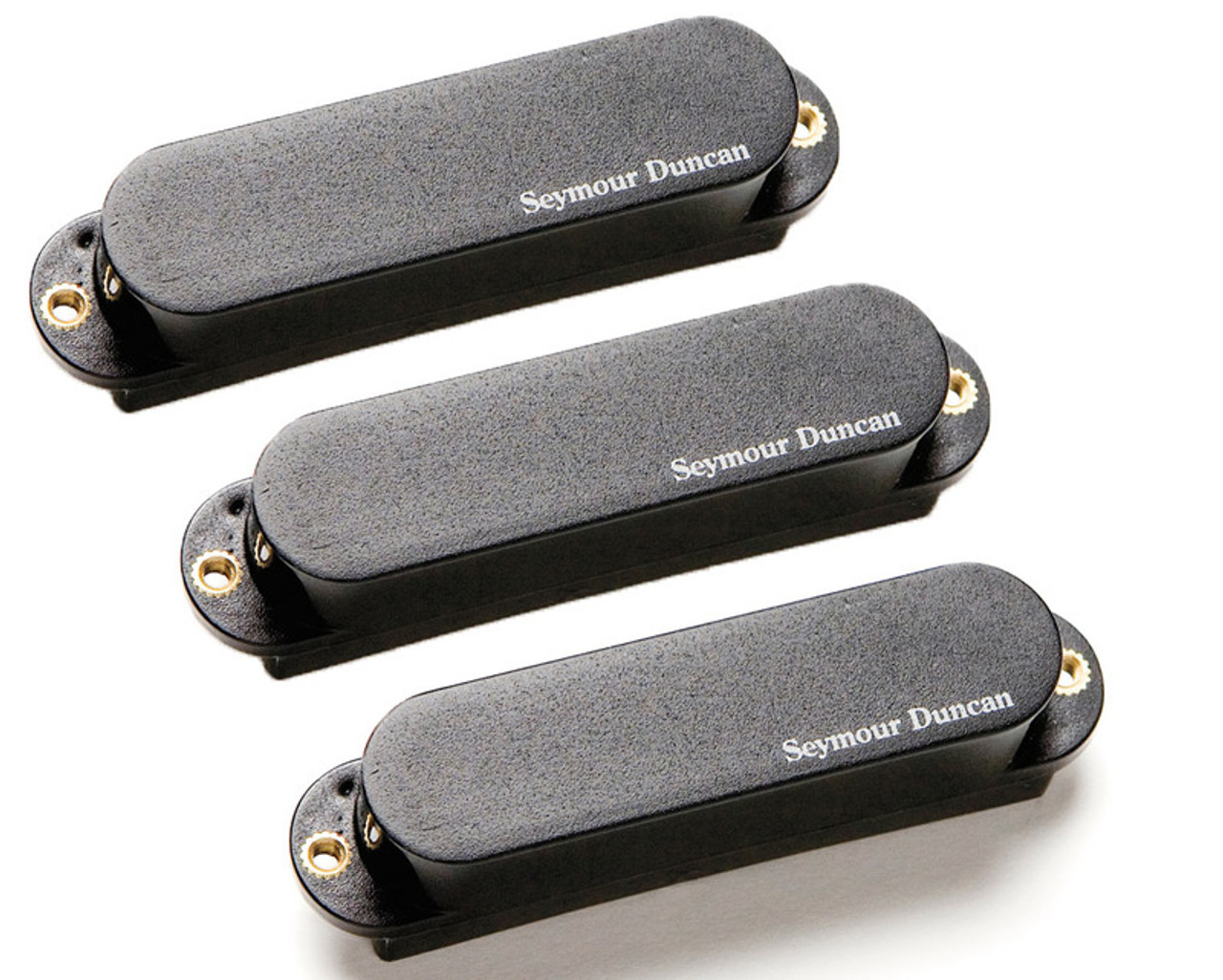 Seymour Duncan AS-1 Blackouts Singles Active Pickup Set - black