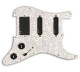 EMG KH20 Kirk Hammett S / S / 81 Prewired Pickguard / Pickup set white pearloid / black EMG KH20 Kirk Hammett S / S / 81 Prewired Pickguard / Pickup set white pearloid / black
