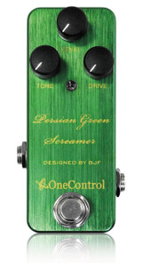 One Control BJF Persian Green Screamer pedal - Macdaddy Music