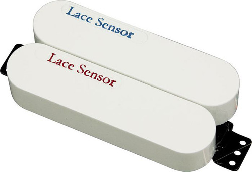 Lace Sensor Dually Red/Blue bridge pickup - white