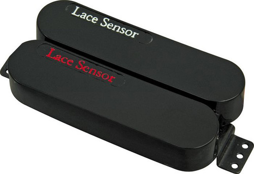 Lace Sensor Dually Red/Silver bridge pickup - black