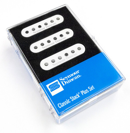 Seymour Duncan STK-S4 Classic Stack Plus Pickup Set for Strat - white