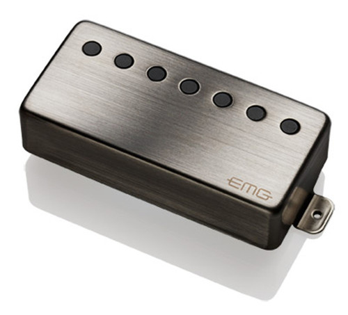 EMG 66-7H Alnico V Active Neck 7 String Humbucker - brushed chrome