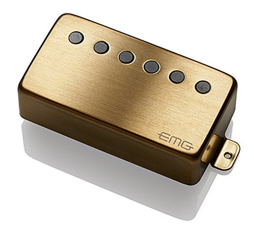 EMG 66 Alnico V Active Neck Humbucker - brushed gold
