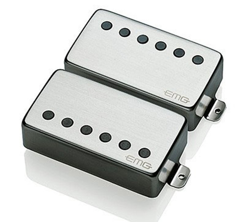 EMG James Hetfield Signature Active Humbucker Set - brushed chrome EMG James Hetfield Signature Active Humbucker Set - brushed chrome