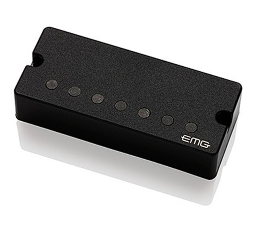 EMG 57-7 Alnico V Active Seven String Bridge Humbucker - black 3.5" soapbar