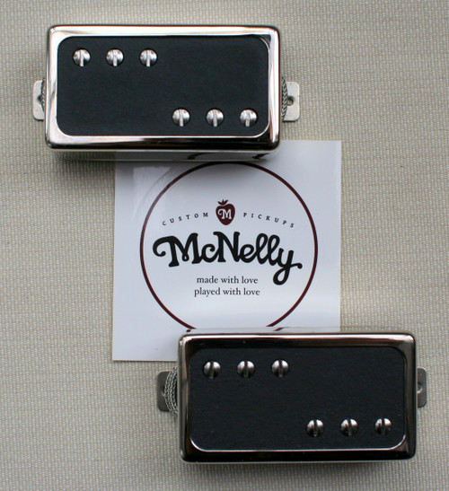 McNelly Pickups V2 Stagger Swagger Humbucker set - open nickel cover