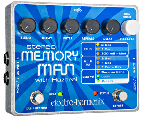 Electro-Harmonix Stereo Memory Man w/Hazarai