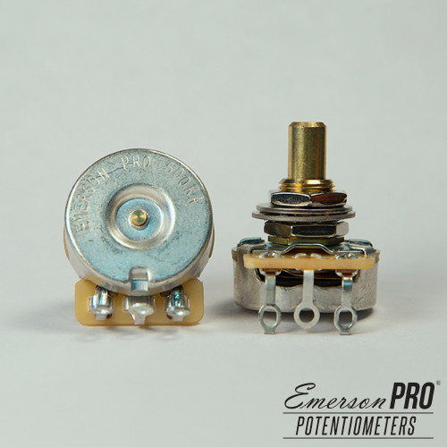 Emerson Custom 500K Short (3/8") Solid Shaft Pot Emerson Custom 500K Short (3/8") Solid Shaft Pot