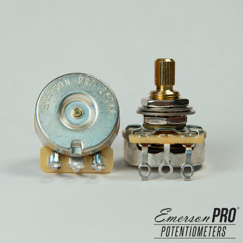 Emerson Custom 250K Short (3/8") Split Shaft Pot Emerson Custom 250K Short (3/8") Split Shaft Pot