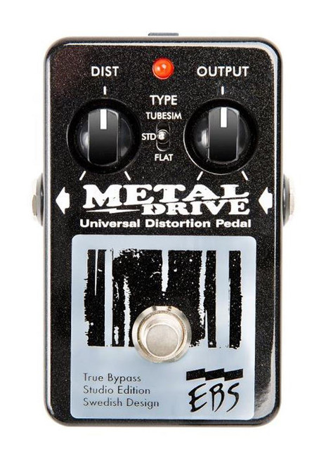 EBS Studio Edition Metal Drive High Gain Distortion / Overdrive pedal