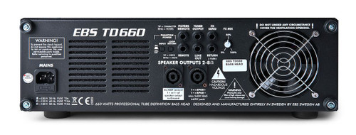 EBS Fafner II Dual Channel 750W Bass Amplifier - Macdaddy Music