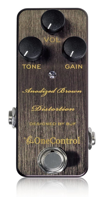 One Control BJF Designed Anodized Brown Distortion pedal