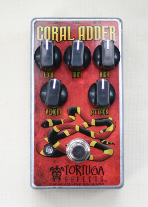 Tortuga Effects Coral Adder British-Stortion pedal Tortuga Effects Coral Adder British-Stortion pedal
