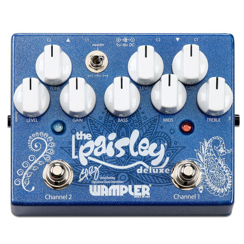Wampler Pedals Paisley Deluxe Overdrive pedal Wampler Pedals Paisley Deluxe Overdrive pedal