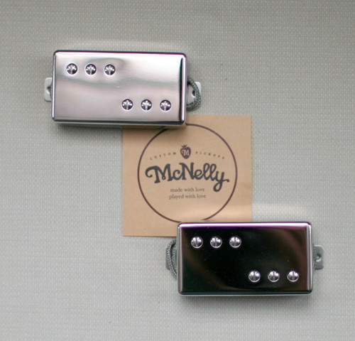 McNelly Pickups V2 Stagger Swagger Humbucker set - nickel cover
