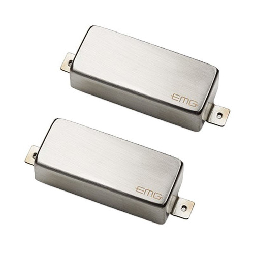 EMG M56 Mini Humbucker Set (M50 & M60) - brushed chrome