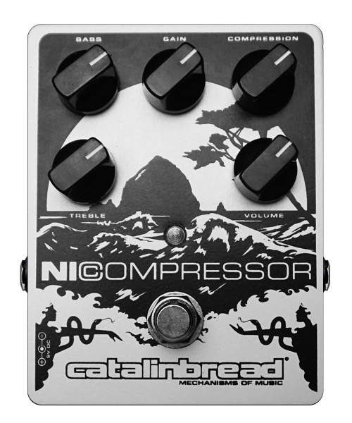 Catalinbread Nicompressor Compressor pedal - soft pearl finish