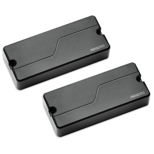 Fishman Fluence Bass 4-String String Soapbar Pickup Set & Preamp - black