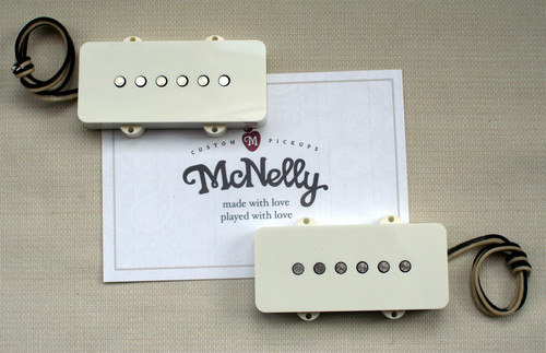 McNelly Pickups 46/58 Jazzmaster pickup set - cream