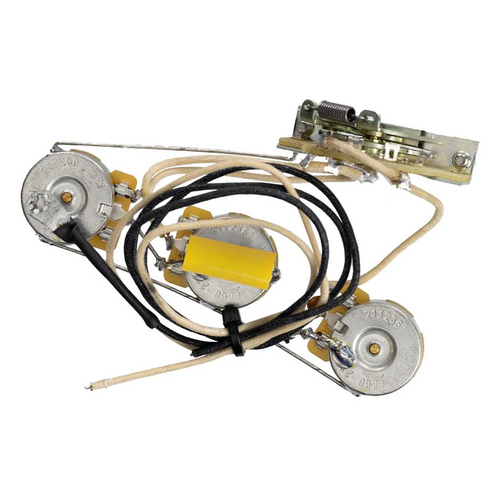 Mojotone Pre-Wired Strat Standard Guitar Wiring Harness - 250k Mojotone Pre-Wired Strat Standard Guitar Wiring Harness - 250k