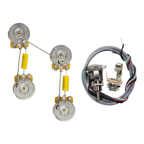 Mojotone Pre-Wired Les Paul Short Shaft Wiring Harness Mojotone Pre-Wired Les Paul Short Shaft Wiring Harness