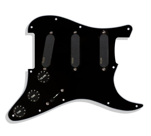EMG DG20 David Gilmour Signature Prewired Pickguard & Pickup system - black / black EMG DG20 David Gilmour Signature Prewired Pickguard & Pickup system - black / black