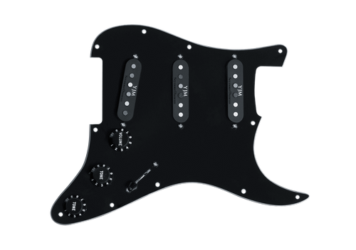 Seymour Duncan STK-10 YJM Fury Loaded Pickguard - black/black pickguard