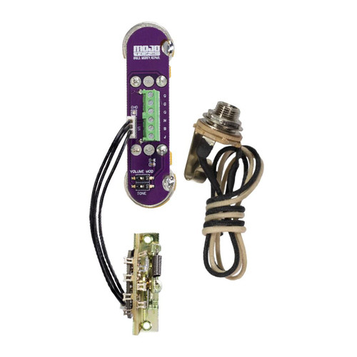 Mojotone Solderless Convertible Tele 3-Way Wiring Harness - 250k pots